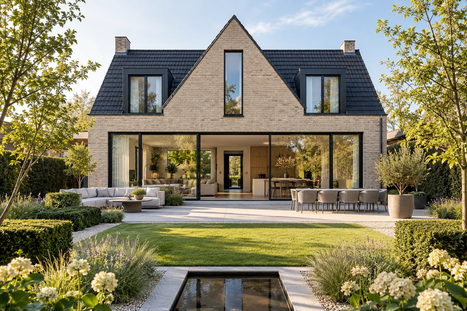 Een rustige materiaalcombinatie — ontwerpconcept